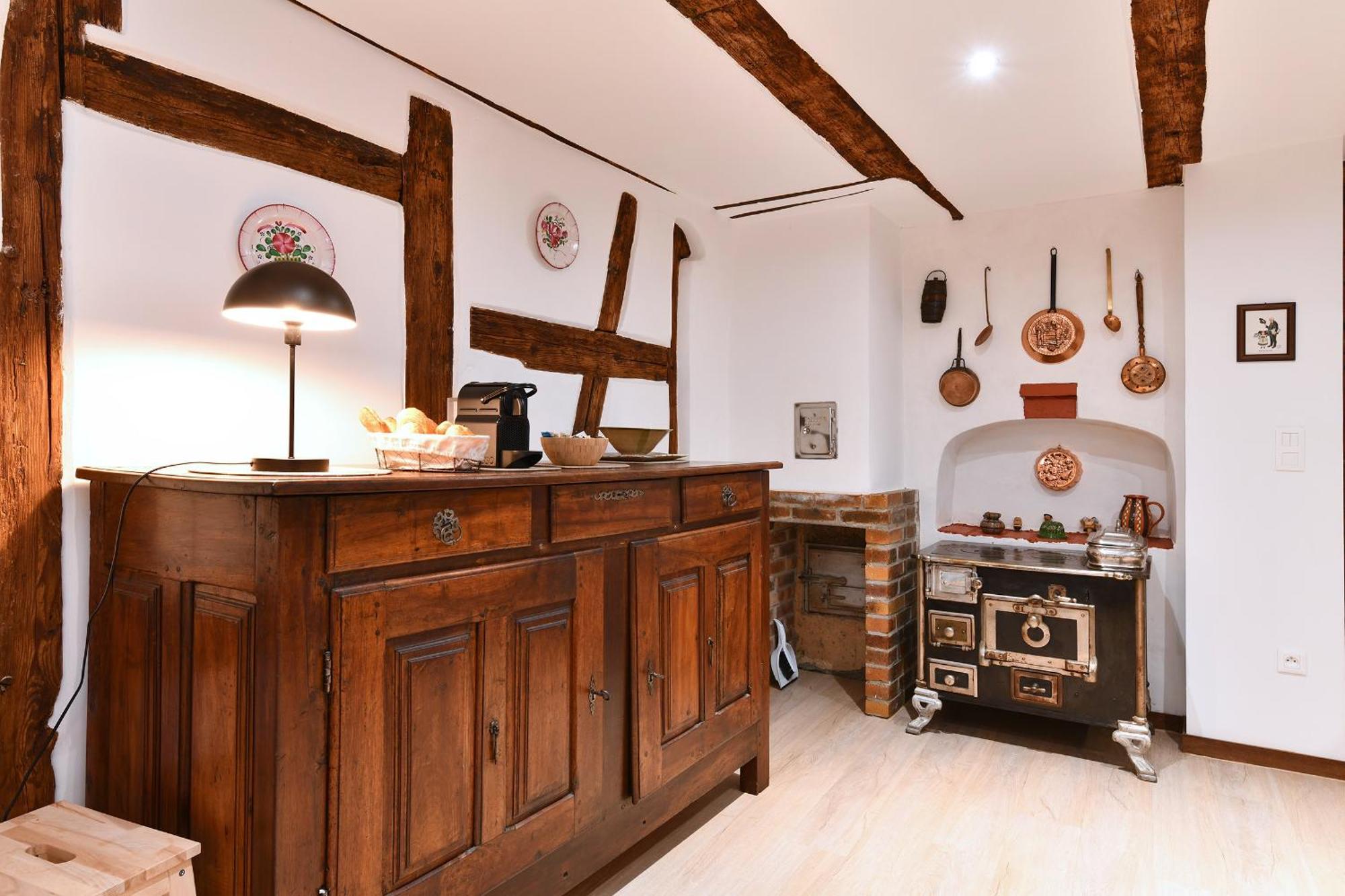 Grand Gite Dans Maison Alsacienne Historique Gueberschwihr ภายนอก รูปภาพ