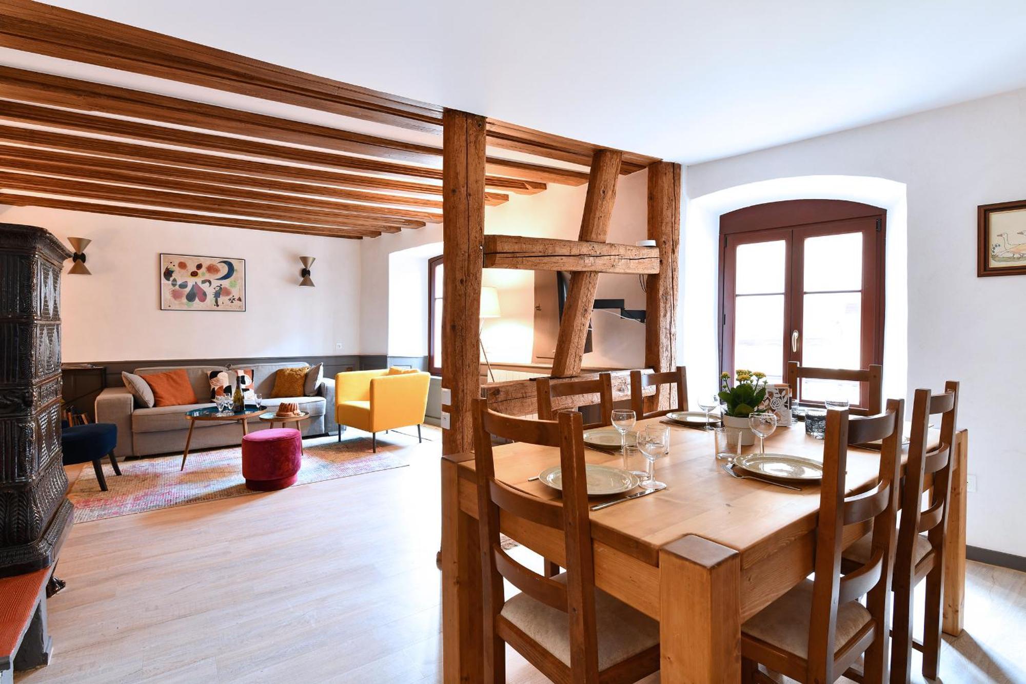 Grand Gite Dans Maison Alsacienne Historique Gueberschwihr ภายนอก รูปภาพ